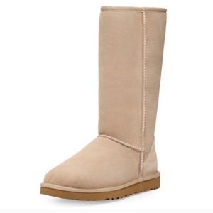 Tall Sand Beige Ugg Boots Size 8